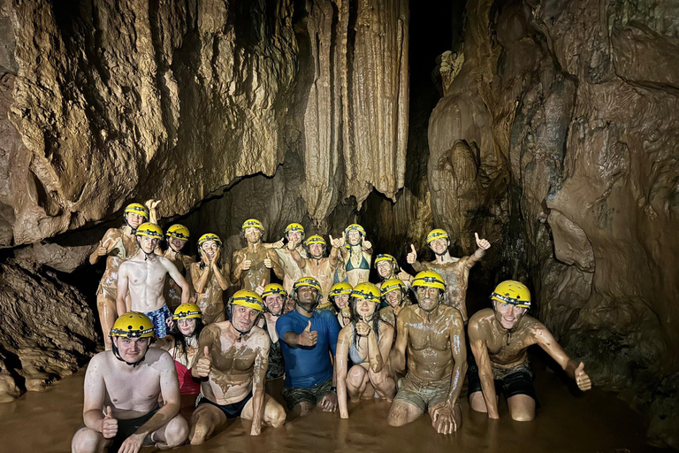 Phong Nha: Zipline Dark Cave & Paradise Cave Exploration Option 4: Full Adventure Experience - Drop-off in Hue