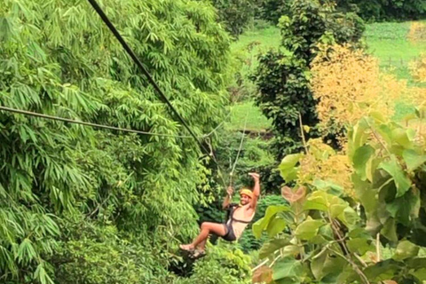 Pai: Aventura de tirolina en la selva con 16 plataformasTour privado con traslados al hotel