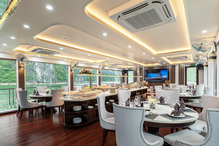 Hanoi: Halong Bay Day Tour with 5-star Cruise & Transfer