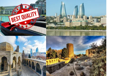 Baku Historical and modern tour in 2-3 hours+FREE Night tour