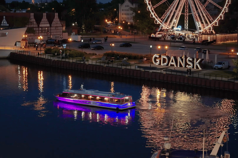 Gdańsk: River Cruise on Motlawa with Meal and Drink Romantic Cruise