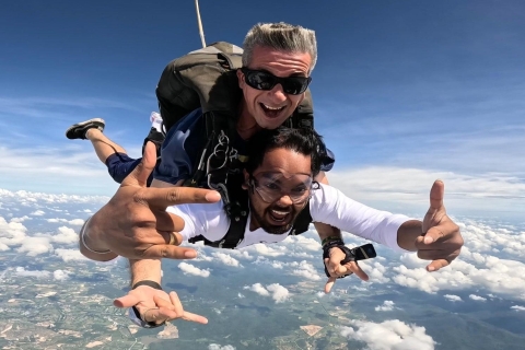 jump from an airplane at 13,000 feet