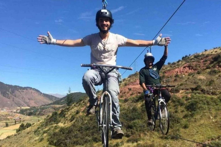 Cusco: Cachimayo Adventure Circuit with Skybike and Rappel
