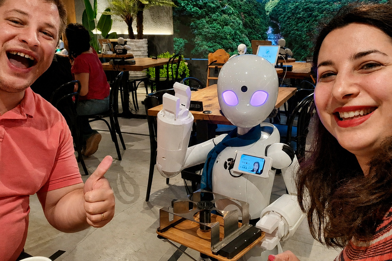 Tokyo: Robot Café Experience With Japanese Meal & Guide Tour