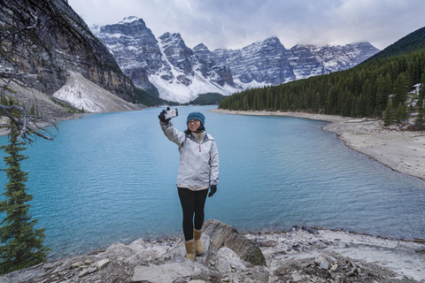 From Banff: Shuttle Service to Lake Louise & Moraine Lake.