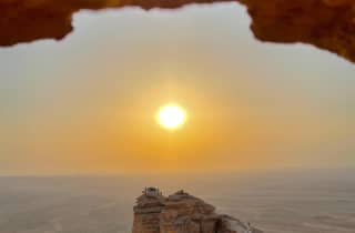 Riad: 4x4-Ausflug zum Rand der Welt bei Sonnenuntergang