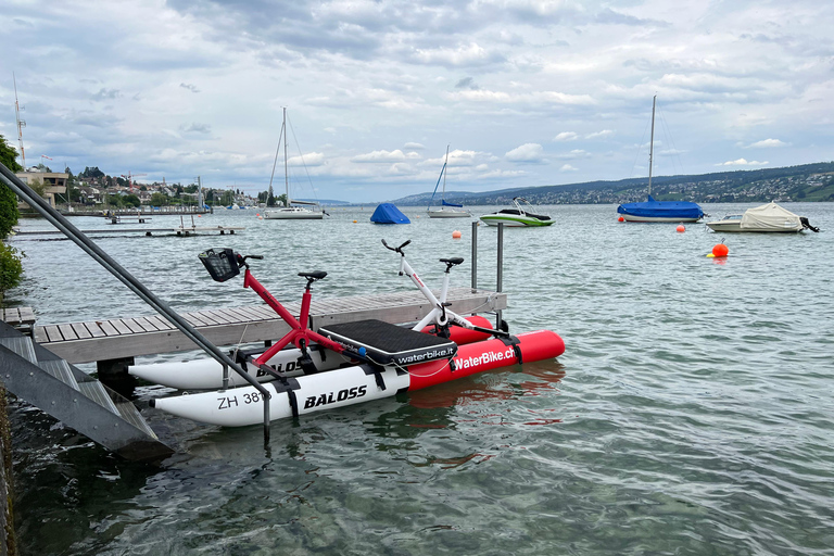 Waterbike op het meer van ZürichWaterfietstocht op het meer van Zürich - Tandem voor de hele dag