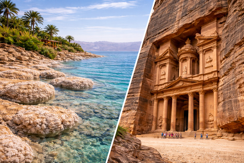 Jordan Private 2-Day: Petra, Wadi Rum, Pink Lake & Dead Sea Jordan Private 2-Day: Transport Only Option