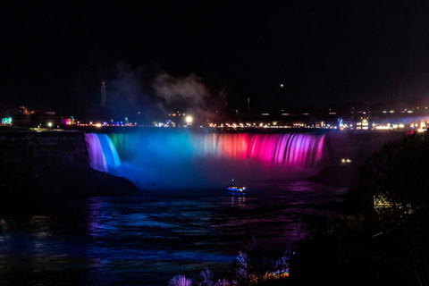 Niagara Falls Night Tour with Fireworks Cruise Niagara Falls Tour with Boat Ride & Journey Behind the Falls