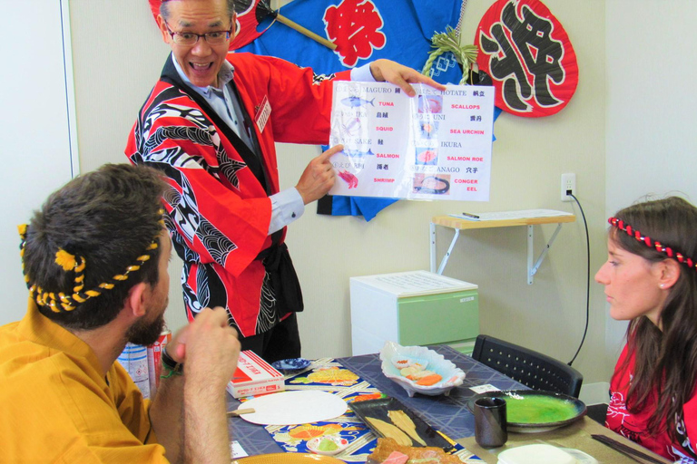 Nara: Cooking class, learning how to make authentic sushi