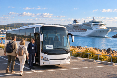 Jeju: Cruise Shore Excursion with Guaranteed Return Gangjeong Port: Tea Fields, Sanbangsan & Gardens