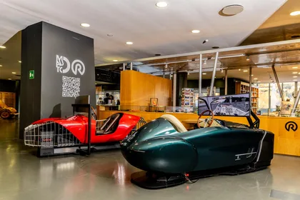 Turin: Oldtimer-Simulatoren bei MAUTO