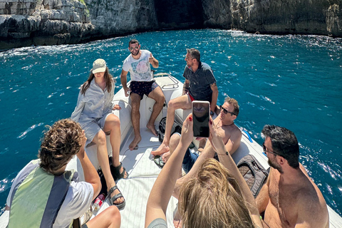 Vlorë: Sazan Island, Haxhi Ali Cave, and Karaburun Boat Tour Vlorë: Sazan, Haxhi Ali Cave Karaburun Boat Tour