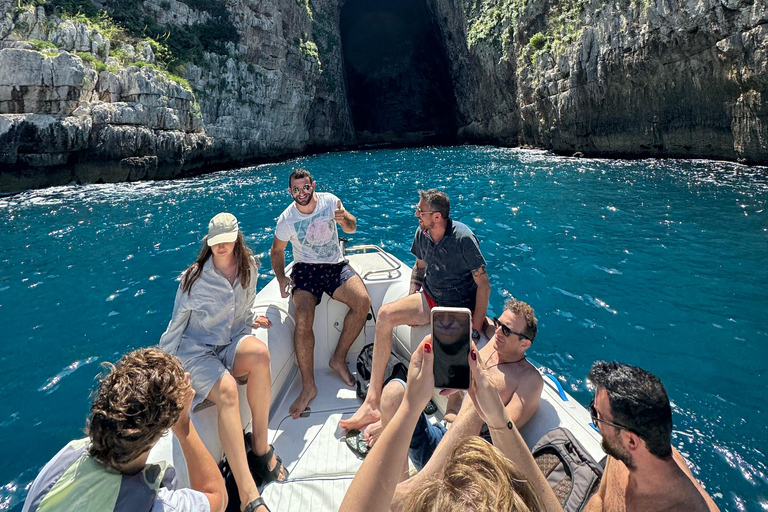 Vlorë: Sazan Island, Haxhi Ali Cave, and Karaburun Boat Tour Vlorë: Sazan, Haxhi Ali Cave Karaburun Boat Tour