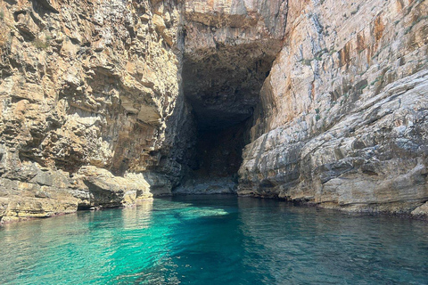Dubrovnik: Blue Cave and Green Caves Boat Tour from Old City