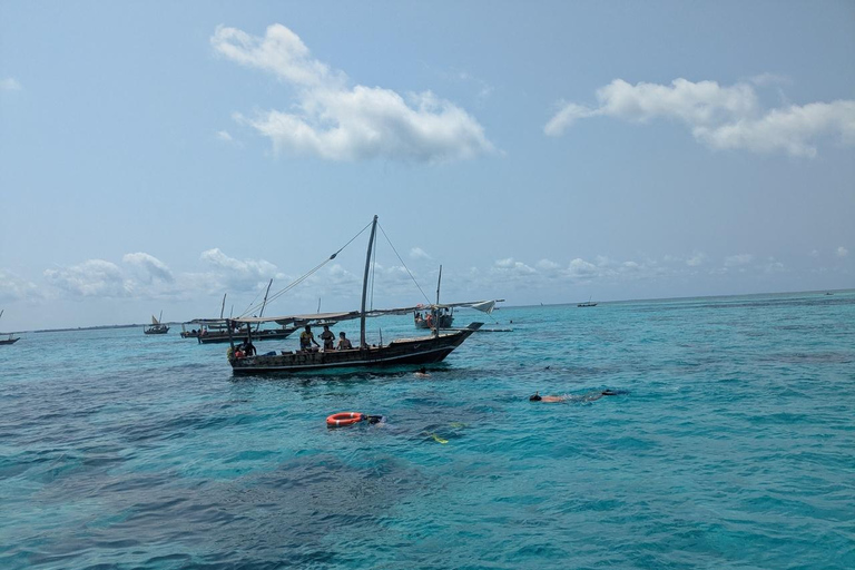 Zanzibar;Blue Safari Snorkeling & Blue Lagoon with BBQ lunch Pickup anywhere (All inclusive)
