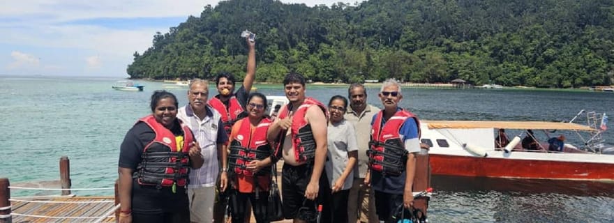 Kota Kinabalu : Excursion d'une journée aux îles Manukan et Sapi avec déjeuner