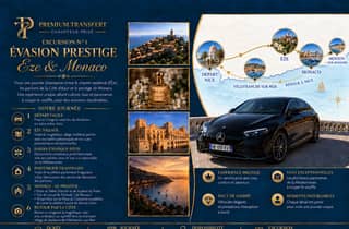 Französische Riviera: Private Chauffeur-Tour in einem Luxus-Mercedes
