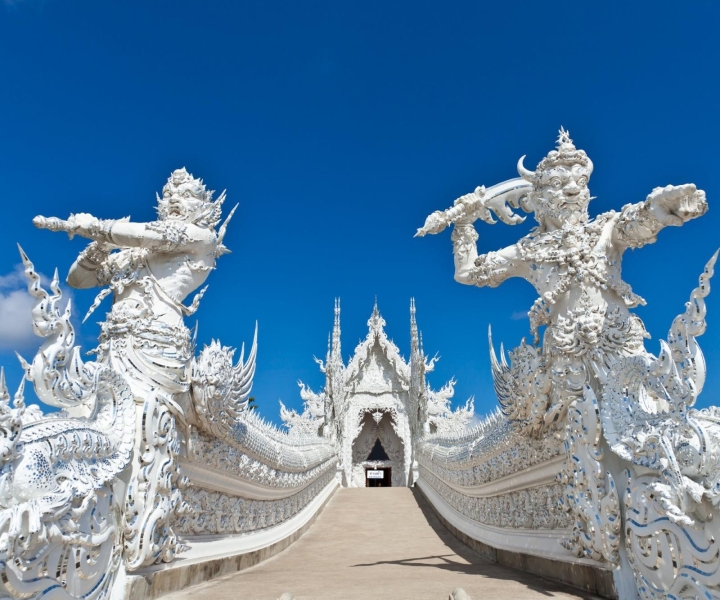 Chiang Mai: excursão ao Templo Branco, Templo Azul e Museu Baan Dam