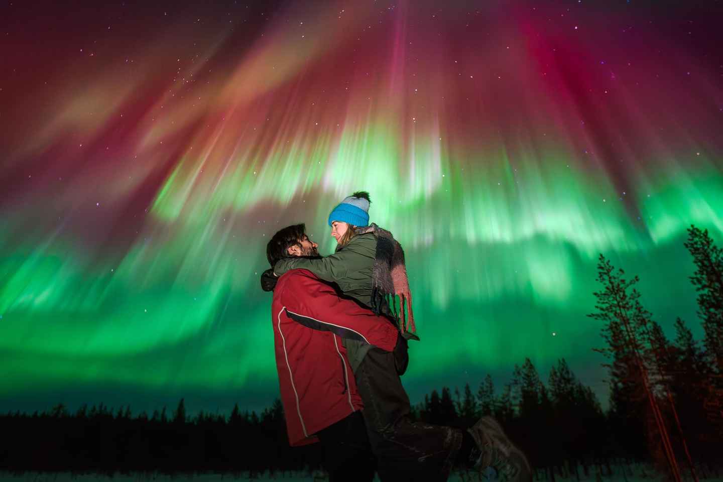 Rovaniemi: Caza de Auroras Pro Tour con Vista Garantizada