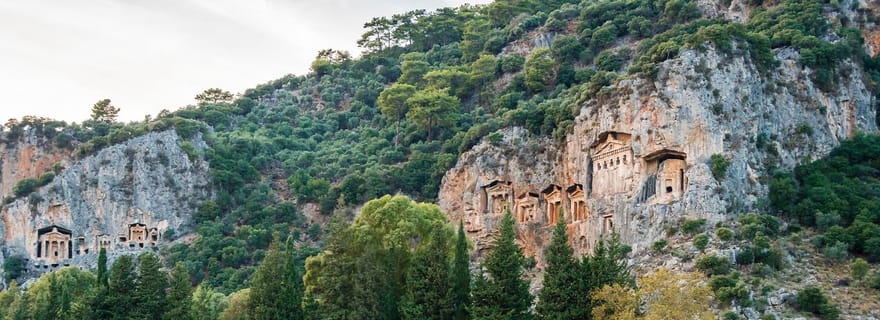 Depuis Fethiye ou Marmaris : Dalyan, bain de boue et plage aux tortues avec sortie en bateau