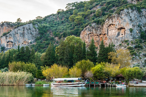 Fethiye:excursion d&#039;une journée à Dalyan Mud &amp; Turtle Beach et croisière fluviale