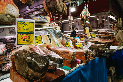 Rome : Vatican, marché Trionfale, dégustation de vins et de nourriture