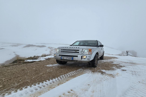 Mount Tomorr Winter Adventure & Bogovë Waterfall 4x4 Escape