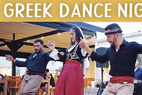 圣托里尼希腊之夜：开胃小吃、葡萄酒和舞蹈表演