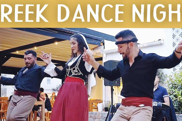 Serata greca a Santorini con meze, vino e spettacolo di danza