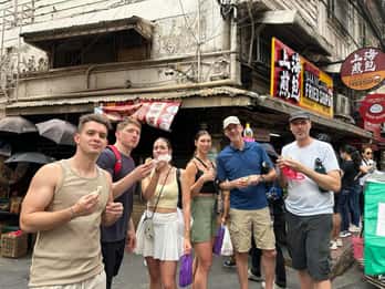 ⭐ Manila Street Food Tour in the Downtown, Eat and Drink⭐ (Visite culinaire dans le centre-ville de Manille, manger et boire)