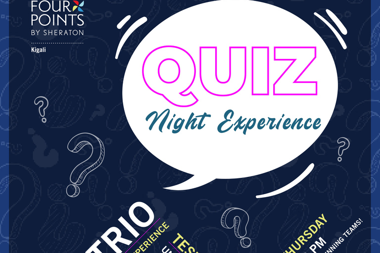 Kigali: Quiz Night Experience Every Thursday and Sunday