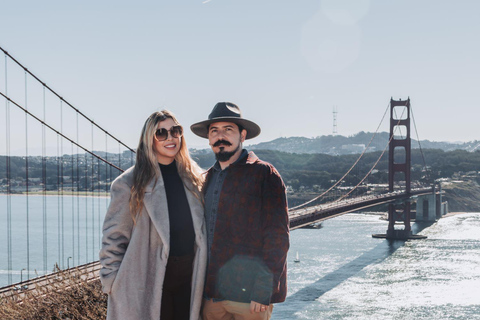 São Francisco: Sessão de fotos profissionais na Golden Gate BridgePadrão (10 fotos editadas profissionalmente)