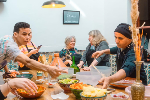 Matlagningskurs i marockansk mat med en lokal kock i Marrakech
