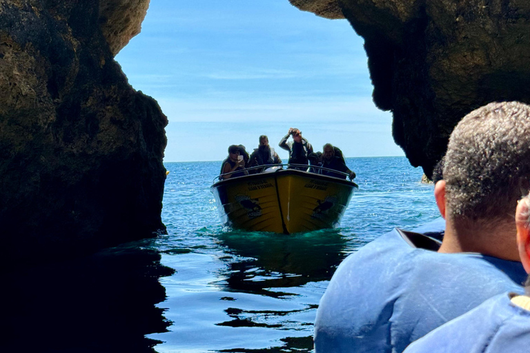 Da Lisbona: Escursione di un giorno in Algarve con crociera nelle grotte di Benagil