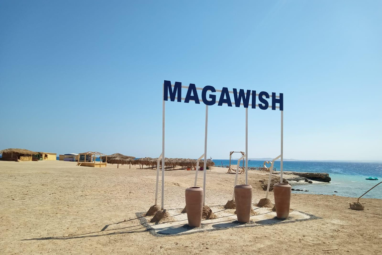 Hurghada: Wyspy Giftun wskoczą do Orange, Paradise i NemoPrywatna wycieczka łodzią motorową