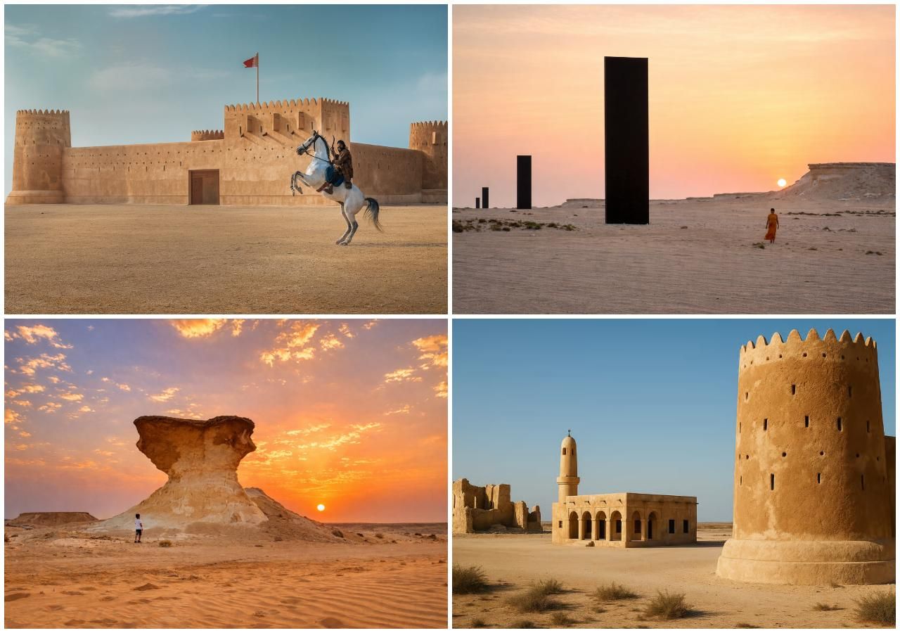 Von Doha aus: Ganztagestour nach Katar Nord und West