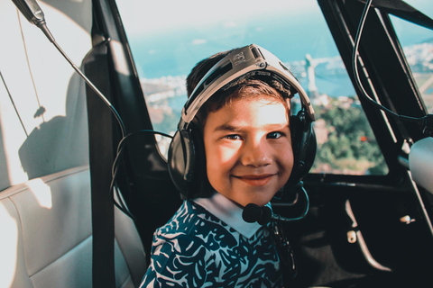 Rio de Janeiro: Passeio de helicóptero pelo Cristo Redentor Tour Compartilhado de 20 minutos