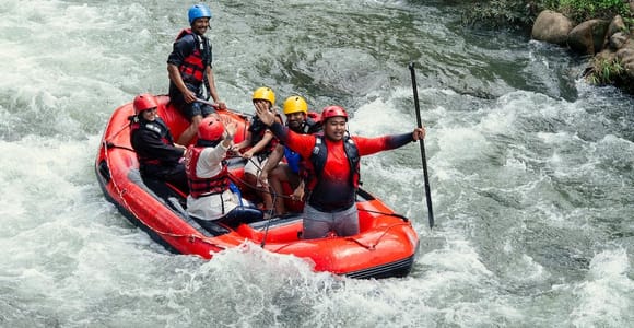 From Phuket: Rafting & ATV Ride with Temple and Nature Visit