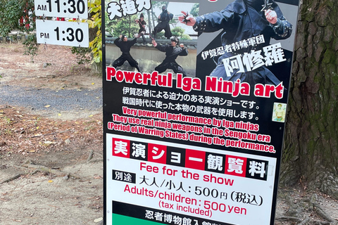 Descubra os segredos ninja da cidade de Iga e do Castelo de Iga Ueno