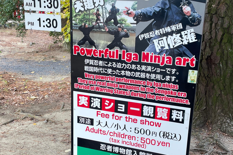 Descubra os segredos ninja da cidade de Iga e do Castelo de Iga Ueno