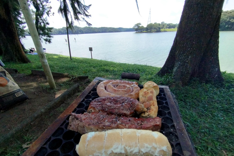 Paddleboarding och BBQ-upplevelse vid Billings Reservoir