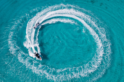 Hurghada: Hula Hula Speedboat mit optionalem Schnorcheln und Mittagessen4-stündige gemeinsame Speedboat-Tour bei Sonnenuntergang mit Transfer