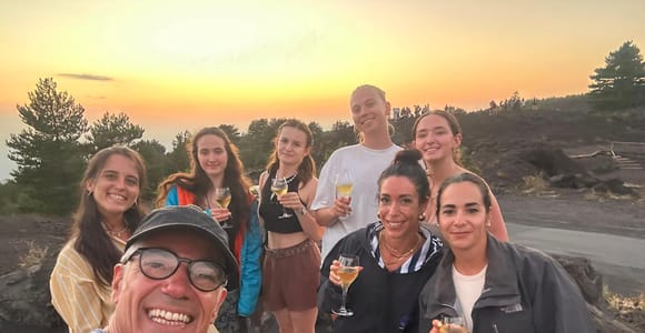 From Catania: Mount Etna Sunset Tour & Etna DOC Wine