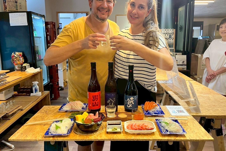 Tokyo : expérience de dégustation de saké japonais à TsukijiTokyo : Dégustation de saké japonais à Tsukiji