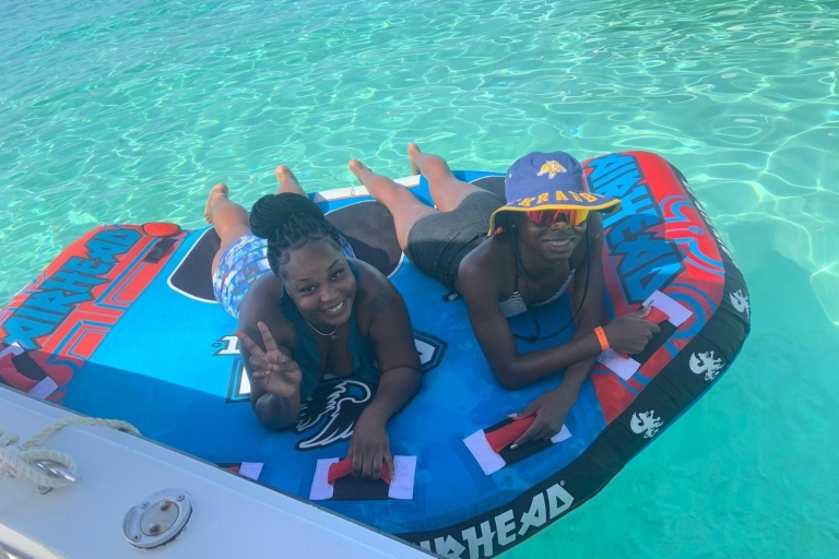 Privéboot Varkens, Schildpadden, snorkelen in het rif & strandbar ⛱️Blijvende herinneringen maken met een besloten groep familie en vrienden