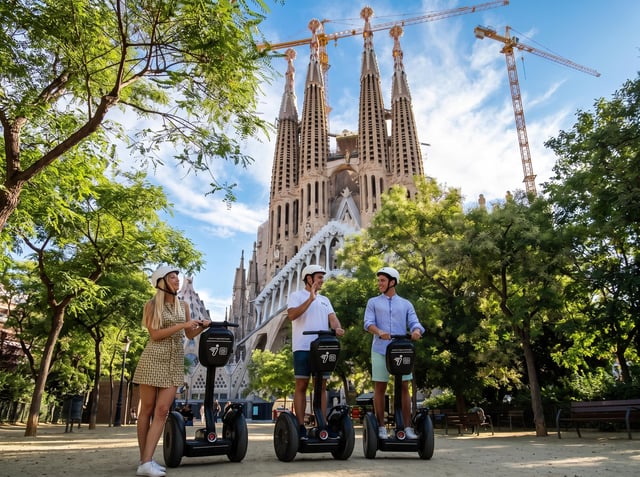 Barcelona: Tur Gaudí Segway de 2,5 ore