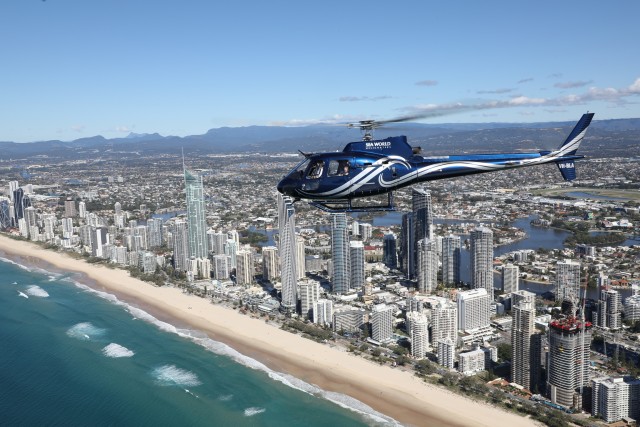 Visit Gold Coast Sea World and Broadwater Scenic Helicopter Tour in Hope Island