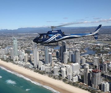 Gold Coast: Sea World and Broadwater Scenic Helicopter Tour