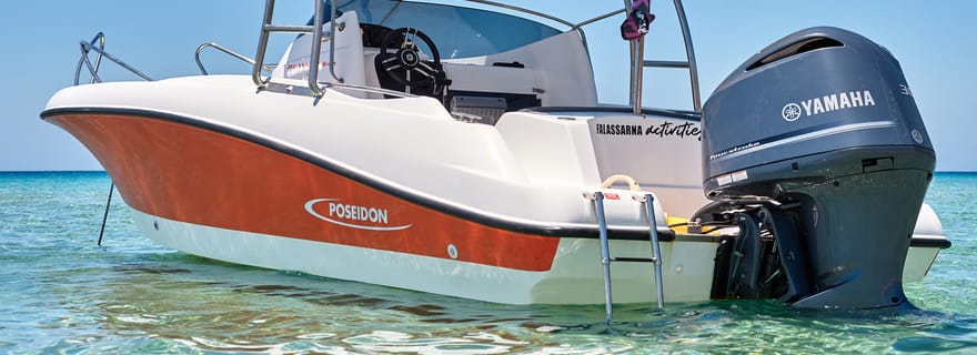 Croisière privée de 3 heures à Balos avec le bateau Poséidon